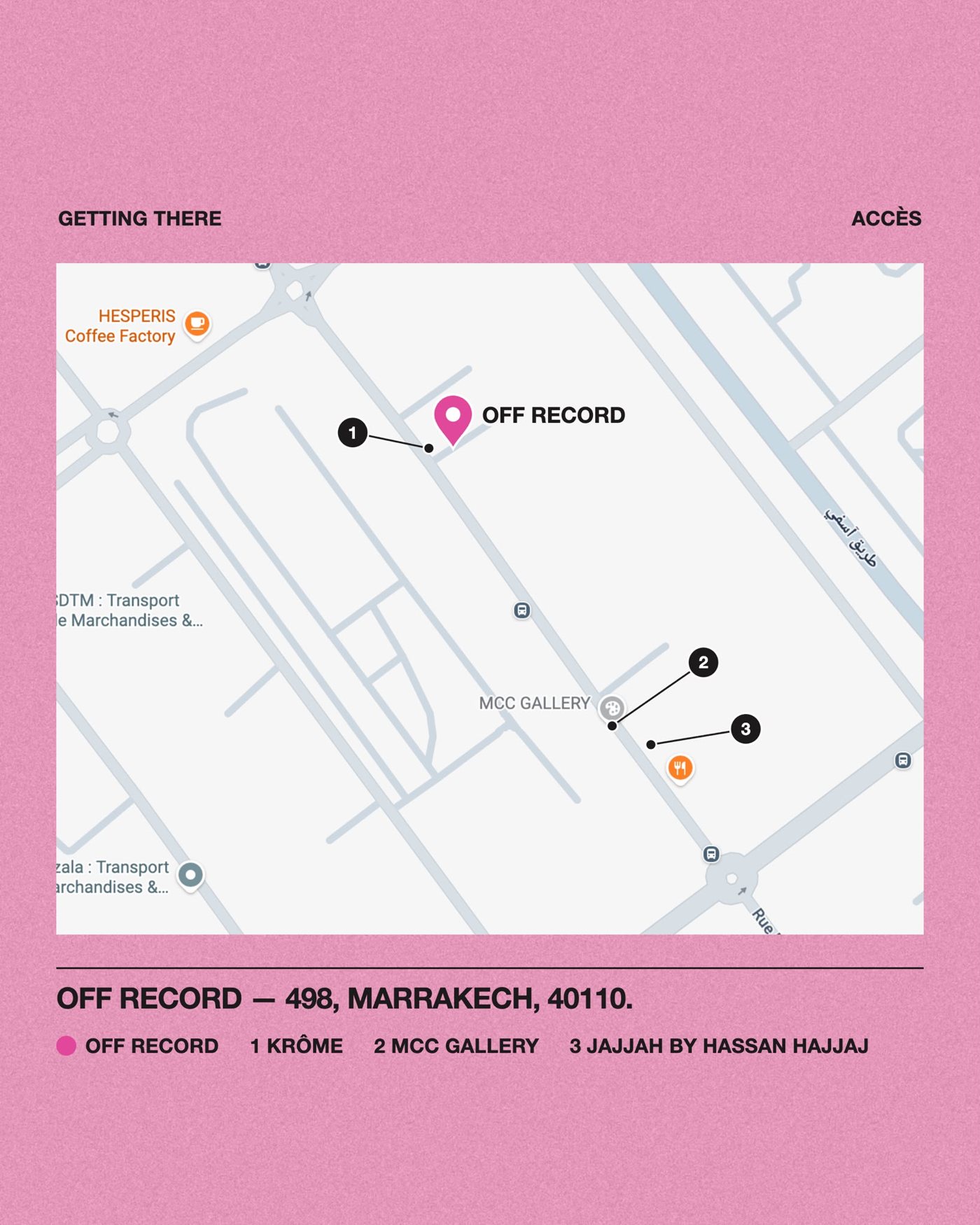 Map · OFF RECORD