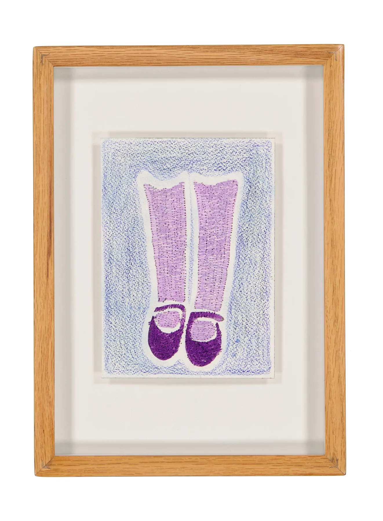 Tendres Boutons 17, 2024. Watercolor and embroidery on Arches paper. 9 x 13 cm. Margaux Derhy