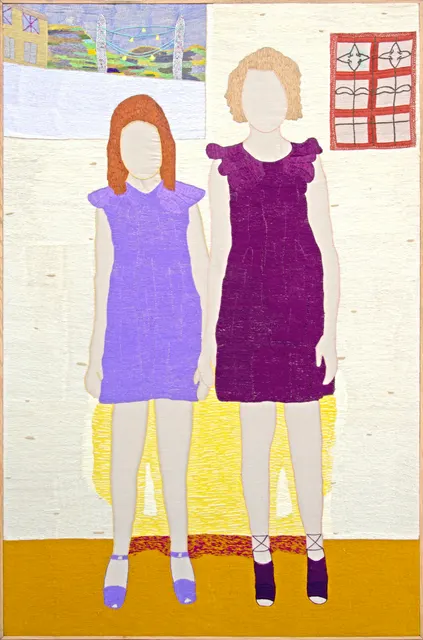 Déja magicienne, 2024. Embroidery by hand on linen. Margaux Derhy
